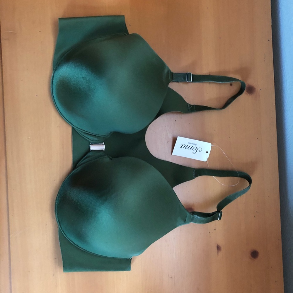 NWT Soma Vanishing Back Full Coverage 36C Green